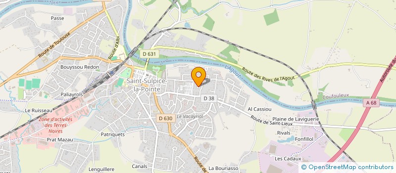 localisation de l'entreprise SCI ALOHA  SAINT-SULPICE-LA-POINTE