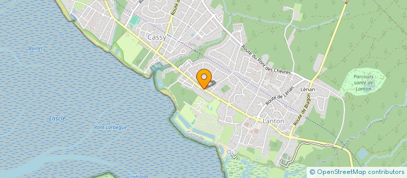 localisation de l'entreprise SCI ALOKI  LANTON