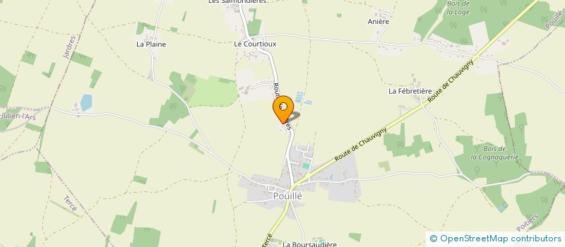 localisation de l'entreprise SCI ALOMAE  POUILLE