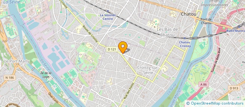 localisation de l'entreprise SCI ALOMAX  CROISSY-SUR-SEINE