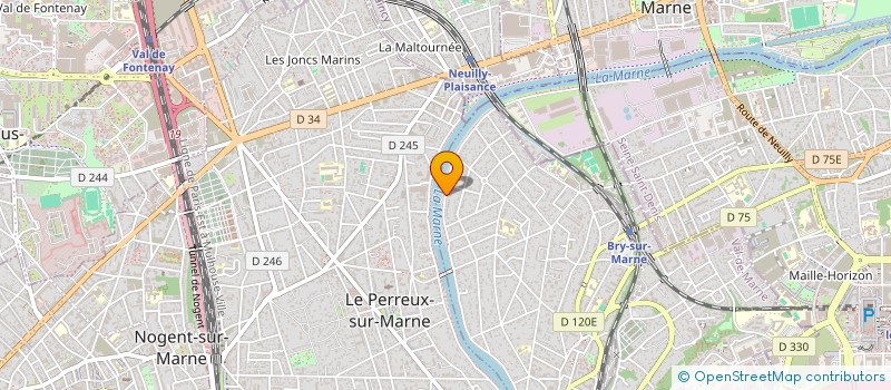 localisation de l'entreprise SCI ALONE  BRY-SUR-MARNE
