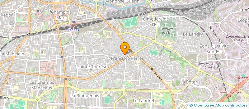 localisation de l'entreprise SCI ALONG à RENNES