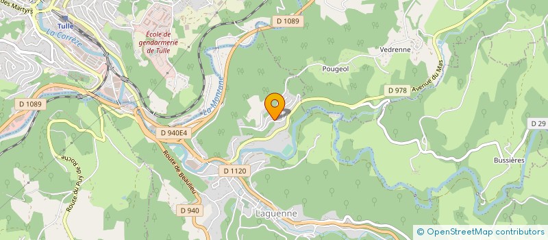 localisation de l'entreprise SCI ALONSO à LAGUENNE-SUR-AVALOUZE
