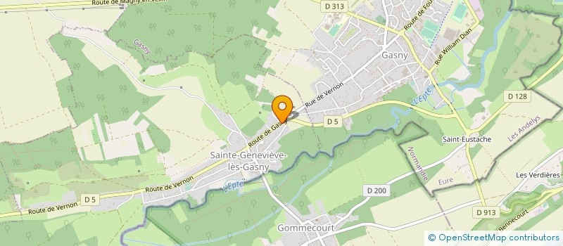 localisation de l'entreprise SCI ALONSO  SAINTE-GENEVIEVE-LES-GASNY