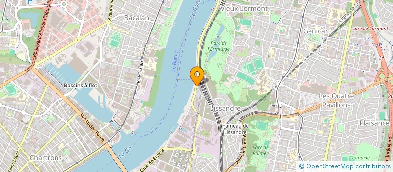 localisation de l'entreprise SCI ALONSO SARRAUTE  BORDEAUX