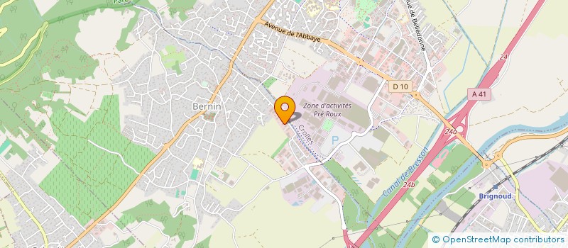 localisation de l'entreprise SCI ALORA  BERNIN