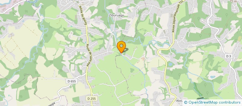 localisation de l'entreprise SCI ALOTZ ERROTA  ARCANGUES