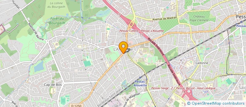 localisation de l'entreprise SCI ALOUETTE  PESSAC