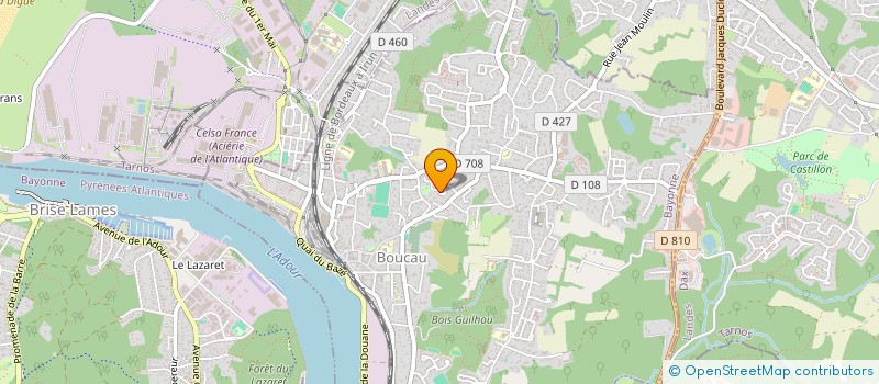 localisation de l'entreprise SCI ALOUETTE  BOUCAU