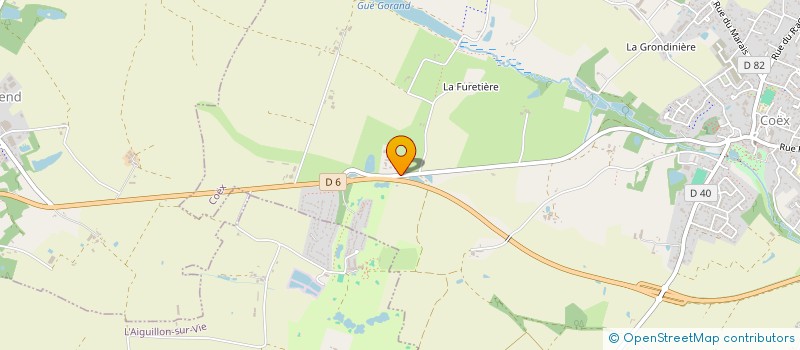 localisation de l'entreprise SCI ALOUETTE-ETOILEE  L'AIGUILLON-SUR-VIE