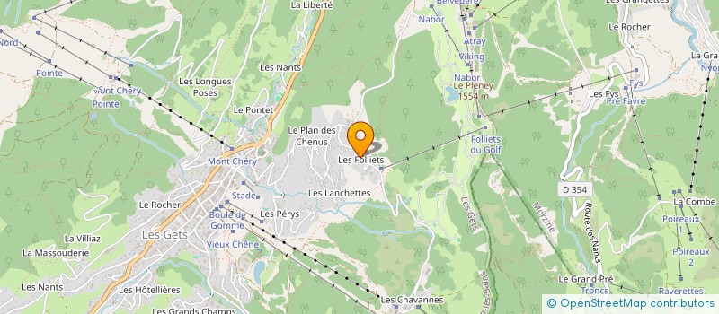 localisation de l'entreprise SCI ALOUETTE LES GETS  LES GETS