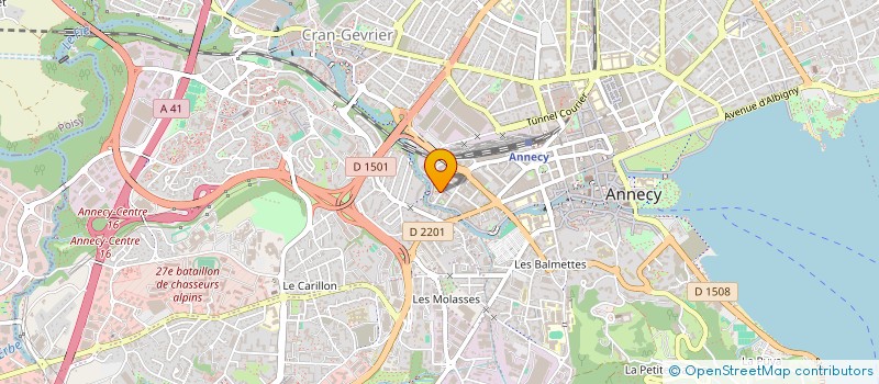 localisation de l'entreprise SCI ALOUETTES à ANNECY