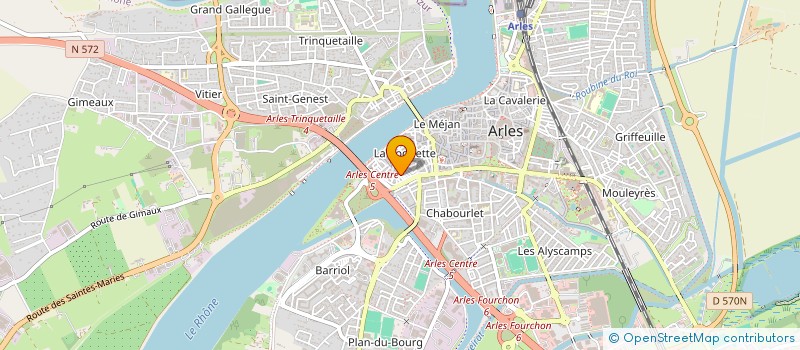 localisation de l'entreprise SCI ALOUETTES à ARLES