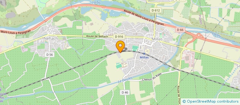 localisation de l'entreprise SCI ALOUS 2  MILLAS