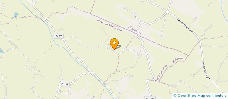 localisation de l'entreprise SCI ALOVE  AURIAC-SUR-VENDINELLE