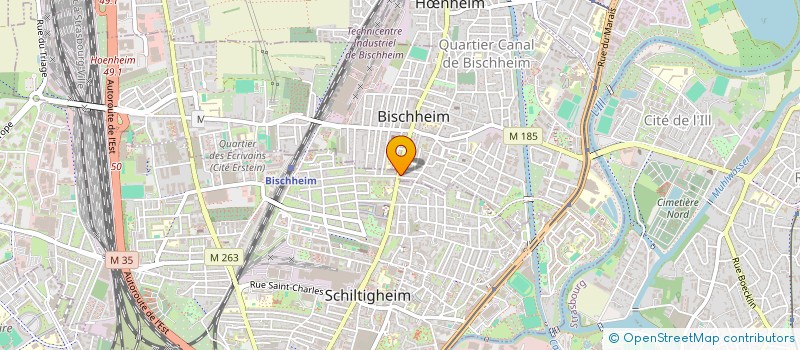localisation de l'entreprise SCI ALOYAN  BISCHHEIM