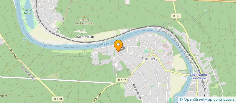 localisation de l'entreprise SCI ALOYSE  THOMERY