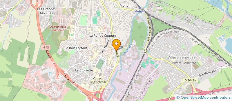 localisation de l'entreprise SCI ALP à CHARLEVILLE-MEZIERES