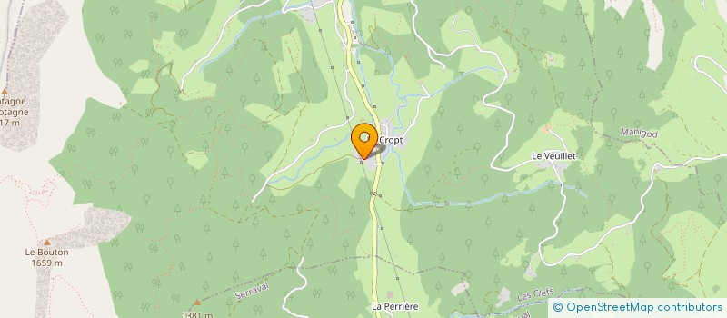 localisation de l'entreprise SCI ALP'INVEST  LES CLEFS