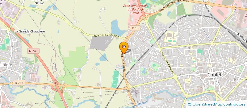 localisation de l'entreprise SCI ALPA  CHOLET