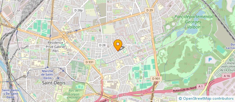 localisation de l'entreprise SCI ALPA à SAINT-DENIS