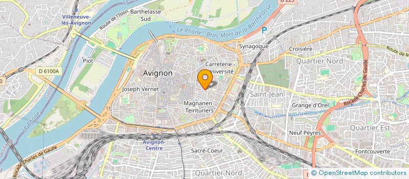 localisation de l'entreprise SCI ALPA  AVIGNON