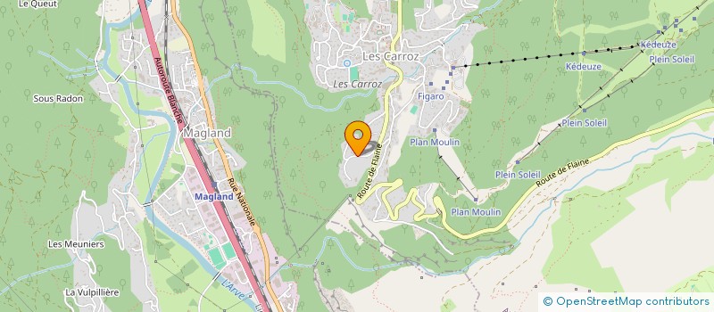 localisation de l'entreprise SCI ALPA  ARACHES-LA-FRASSE