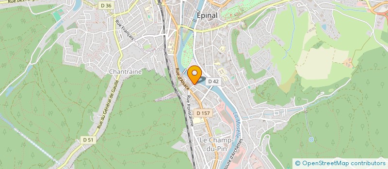 localisation de l'entreprise SCI ALPA à EPINAL