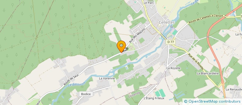 localisation de l'entreprise SCI ALPA à CELLETTES