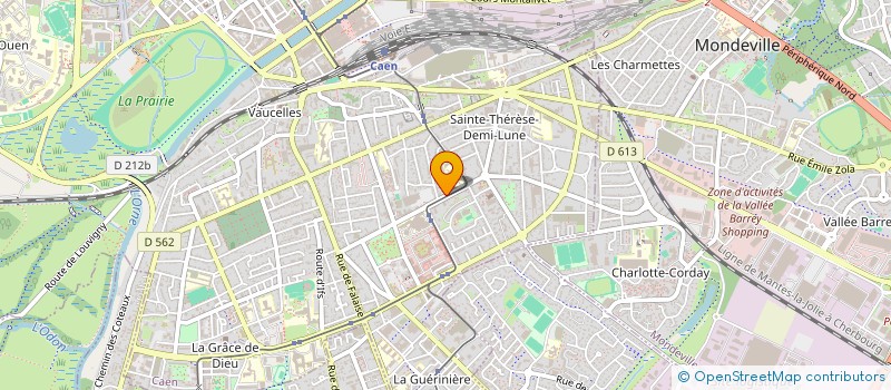 localisation de l'entreprise SCI ALPA à CAEN