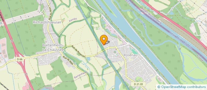 localisation de l'entreprise SCI ALPA  ROSENAU