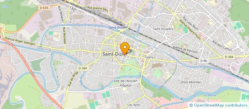 localisation de l'entreprise SCI ALPA à SAINT-DIZIER
