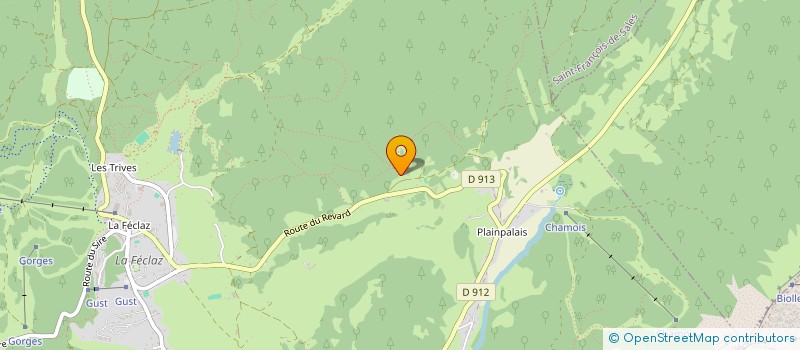 localisation de l'entreprise SCI ALPAC  LES DESERTS