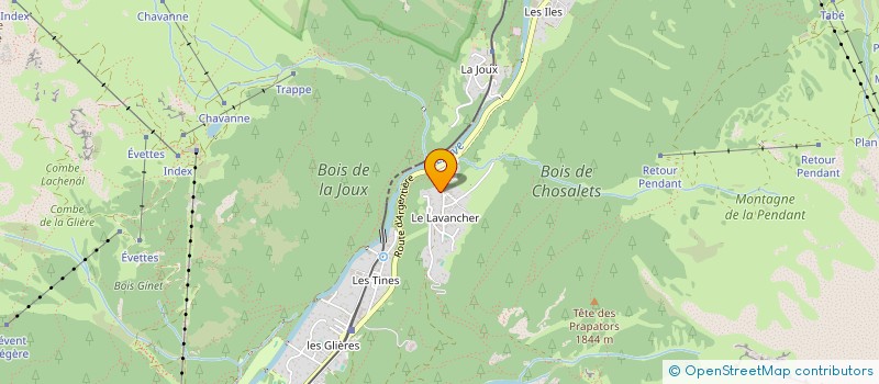 localisation de l'entreprise SCI ALPAGES DES ESSERTS à CHAMONIX-MONT-BLANC