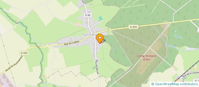 localisation de l'entreprise SCI ALPAJE à POMMEREUIL