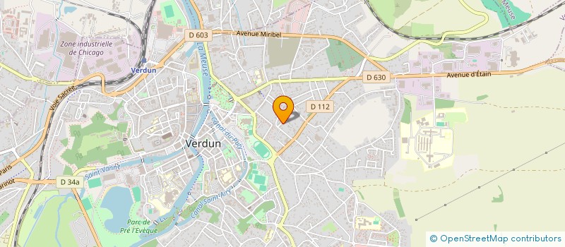 localisation de l'entreprise SCI ALPAJO à VERDUN