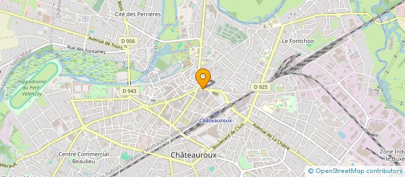 localisation de l'entreprise SCI ALPAJO à CHATEAUROUX