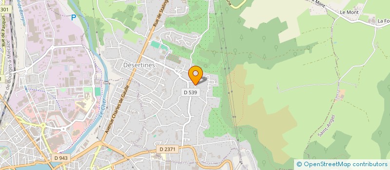 localisation de l'entreprise SCI ALPANA  DESERTINES