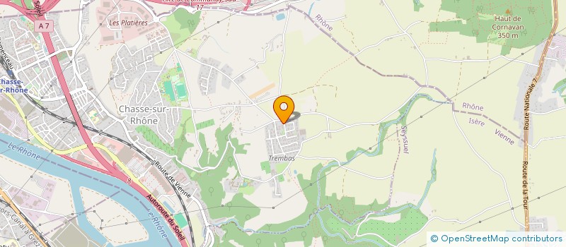 localisation de l'entreprise SCI ALPANES  CHASSE-SUR-RHONE