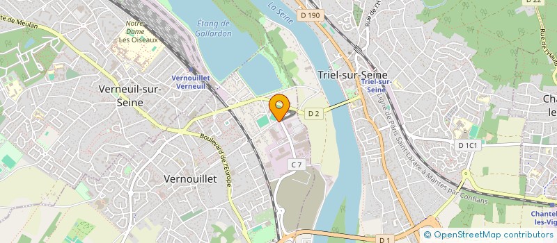 localisation de l'entreprise SCI ALPARA à VERNOUILLET