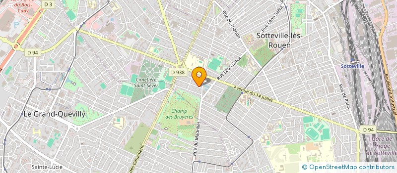 localisation de l'entreprise SCI ALPASO  SOTTEVILLE-LES-ROUEN