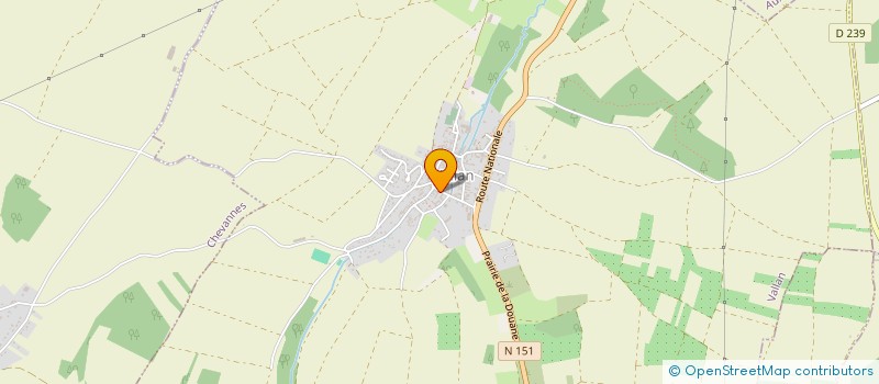 localisation de l'entreprise SCI ALPASY  VALLAN