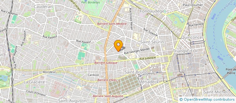 localisation de l'entreprise SCI ALPAUTHOLAU  BORDEAUX