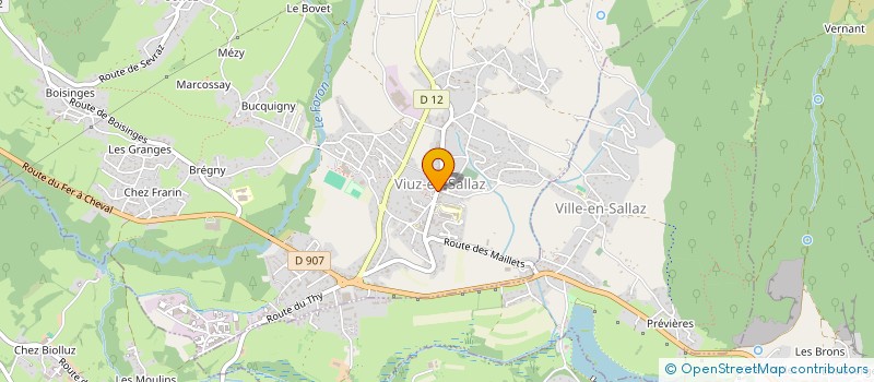 localisation de l'entreprise SCI ALPE  VIUZ-EN-SALLAZ