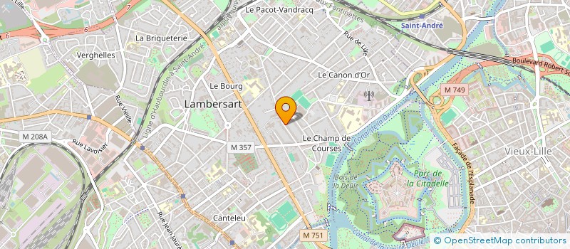 localisation de l'entreprise SCI ALPECC à LAMBERSART