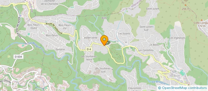 localisation de l'entreprise SCI ALPEH  BIOT