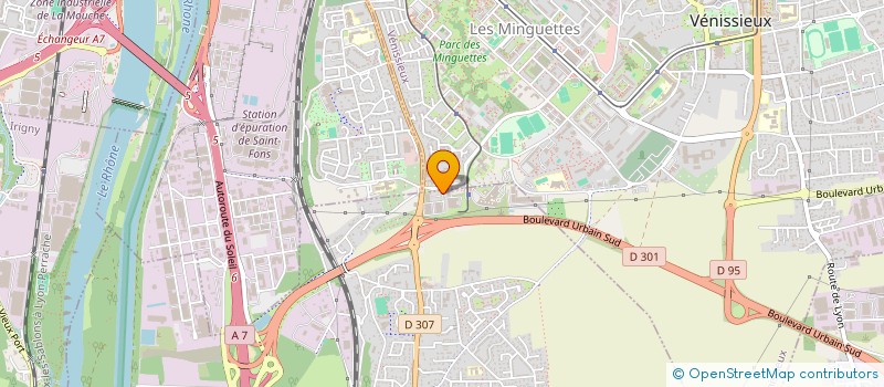 localisation de l'entreprise SCI ALPERE  VENISSIEUX