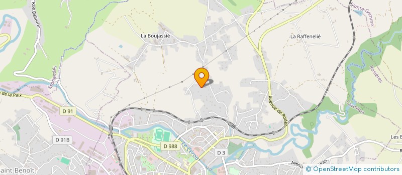 localisation de l'entreprise SCI ALPERI  CARMAUX