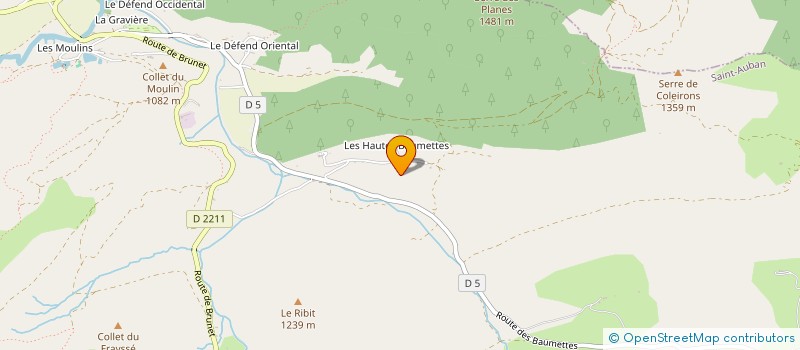 localisation de l'entreprise SCI ALPES AZUR à SAINT-AUBAN