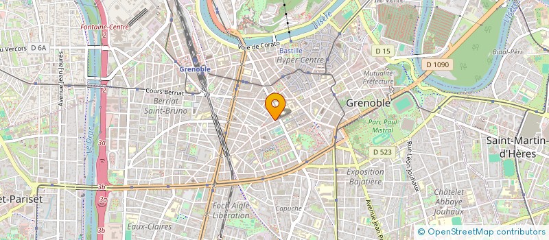 localisation de l'entreprise SCI ALPES BLUE  GRENOBLE